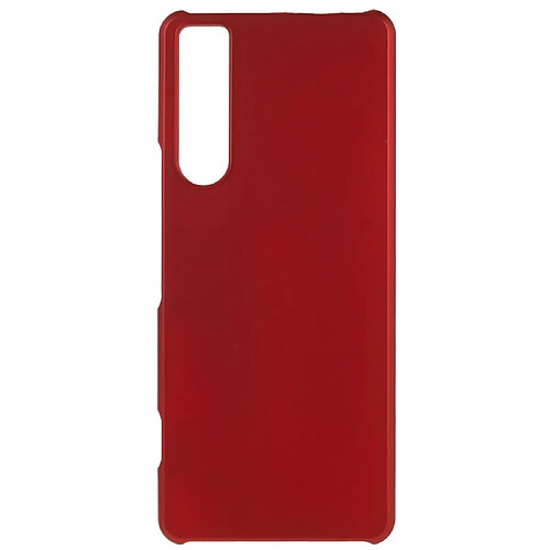 Coque en TPU Anti-empreintes, caoutchouté, brillant anti-décoloration pour votre Sony Xperia 5 IV 5G - rouge