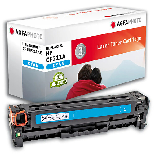 AgfaPhoto APTHP211AE Cartouche de toner 1800 pages Cyan