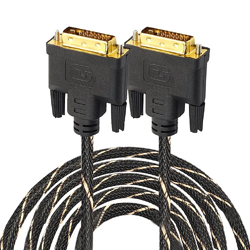 Wewoo Câbles DVI 24 + 1 Pin mâle vers DVI 24 + 1 Pin Adaptateur réseau 10m