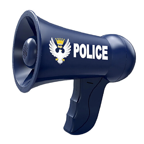 Kids Pretend Play Firemen Police's Megaphone Siren Sound Handheld Toy Blue