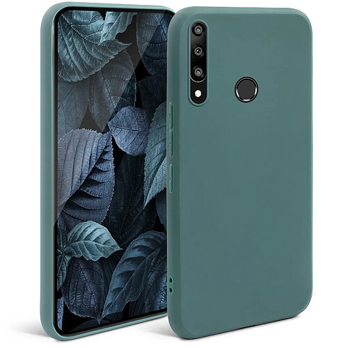 Moozy Minimalist Series Coque en silicone pour Huawei P Smart Z et Honor 9X, bleu gris - finition mate fine et souple en TPU