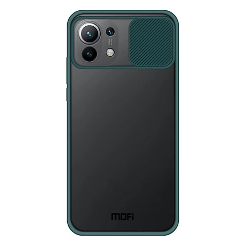 Mofi Coque en TPU Conception Hybride Amortissante vert pour votre Xiaomi Mi 11