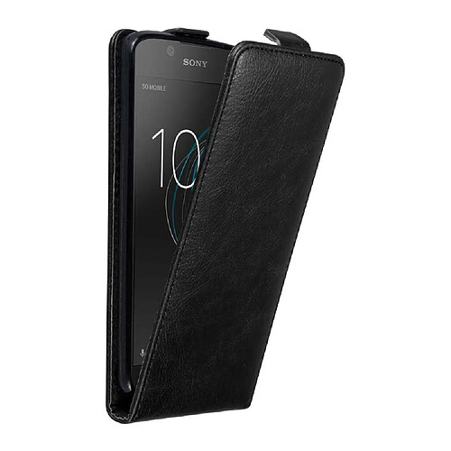 Cadorabo Coque Sony Xperia L1 Etui en Noir