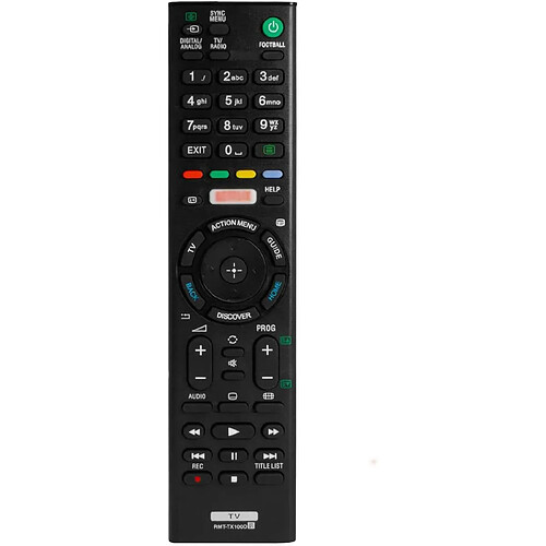 SANAG Telecommande Rmt-Tx100D Compatible Avec Les Televiseurs Sony, Telecommande Universelle De Remplacement Compatible Avec Les Televiseurs Sony Smart Tv