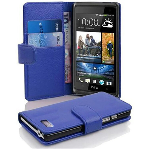 Cadorabo Coque HTC Desire 600 Etui en Bleu