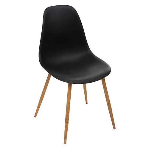 Atmosphera, Createur D'Interieur Chaise Imitation Chêne Taho Noir - Atmosphera