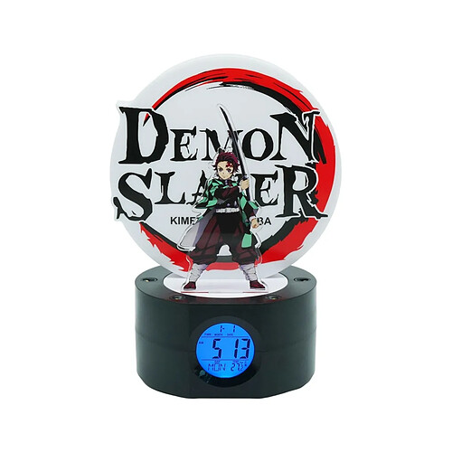 TEKNOFUN Demon Slayer: Kimetsu no Yaiba - Réveil lumineux Tanjiro 21 cm