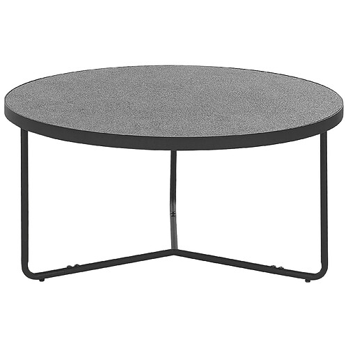 Beliani Table d'appoint Table basse MDF Gris MELODY