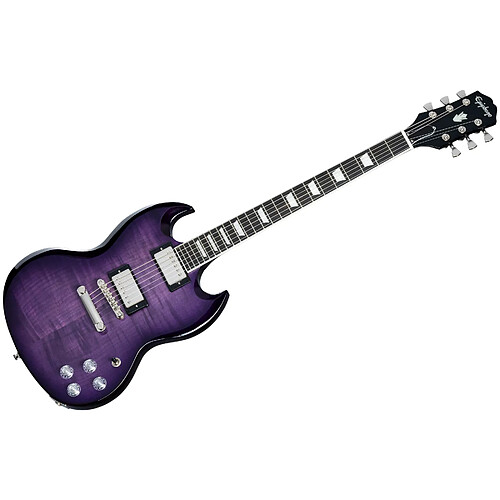 SG Modern Figured Purple Burst + Housse Epiphone