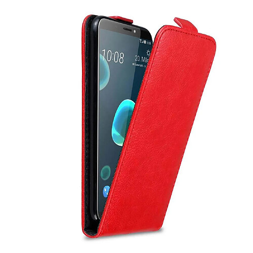 Cadorabo Coque HTC Desire 12 PLUS Etui en Rouge