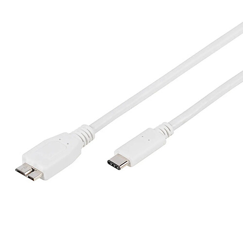 Vivanco Cable USB type C vers USB 3.0 type micro B - 1m