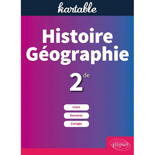 Histoire géographie, 2de · Occasion