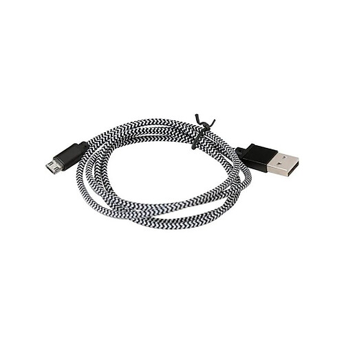 Câble Micro USB vers USB PLATINET PUCFB1B 1 m Noir Tissu