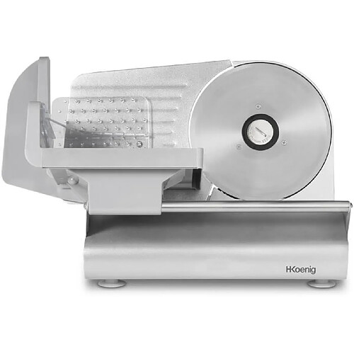 Hkoenig Trancheuse a viande - MSX190 - 150 W - Lame 190 mm - Epaisseur réglable 0-13 mm