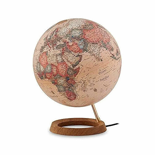 Atmosphere Globe terrestre lumineux Full circle antique Ø 30 cm - FC1