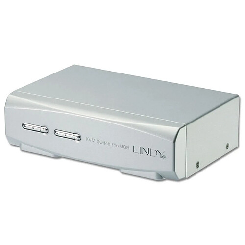 Lindy 39332 commutateur écran, clavier et souris Blanc