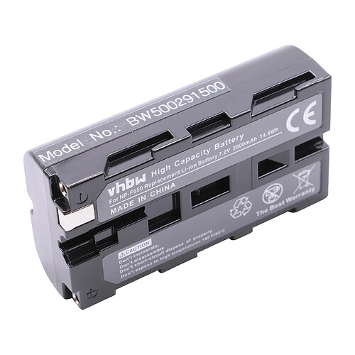 vhbw Batterie compatible avec Sony DSC-CD100, DSC-CD250, DSC-CD400, DSC-D700, DSC-D770 caméra vidéo caméscope (1800mAh, 7,2V, Li-ion)