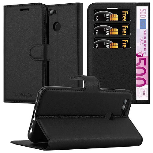 Cadorabo Coque Huawei NOVA 2 Etui en Noir