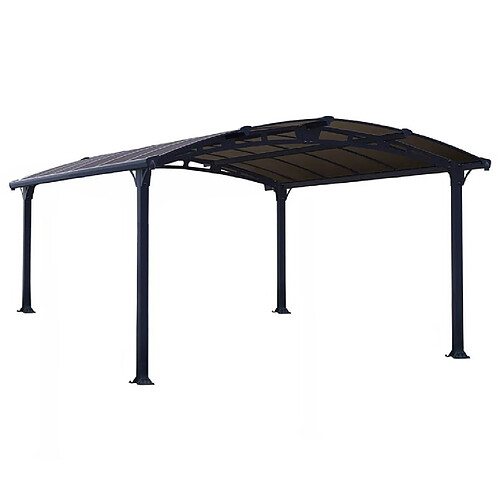 Gazebo de jardin 502x359cm gris anthracite - 705534 - PALRAM