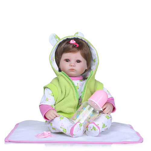 Universal Renaissance Baby Doll Wharf Silicone Doux 40cm Réaliste Poupée Nouvelle-née Fille Mariée