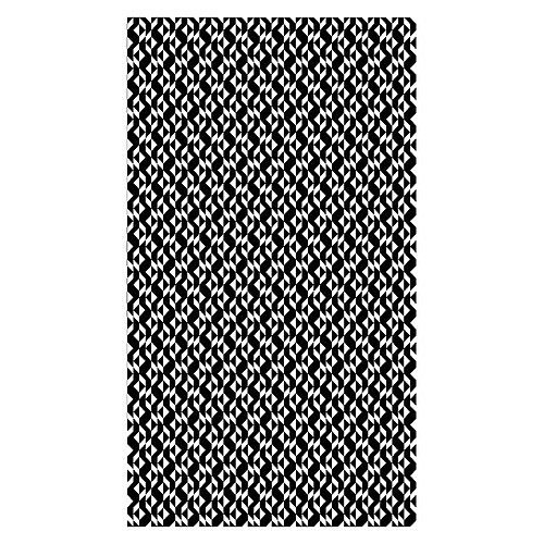 Alter Tapis de salle de bain, 100% Made in Italy, Tapis antitache avec impression numérique, Tapis antidérapant et lavable, Modèle optique - Adebanke, cm 90x52