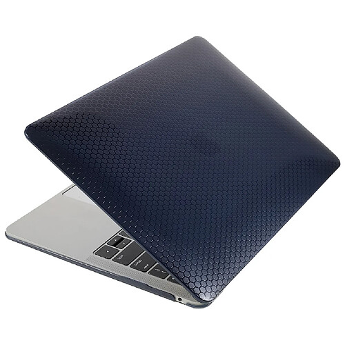 Coque en TPU texture en nid d'abeille bleu pour votre MacBook Air 13.3-pouces with Retina Display A2179 (2020)/A1932/A2337