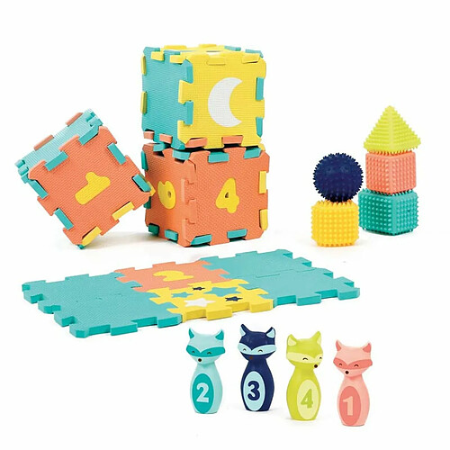 Ludi / Jbm Coffret d'activités Tapis, quilles, formes - Ludi jouets