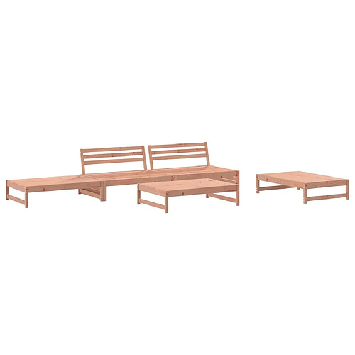 Maison Chic Salon de jardin 5 pcs - Table et chaises d'extérieur - Mobilier/Meubles de jardin Moderne bois massif douglas -MN37540