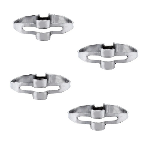 4Pcs Collier de Serrage Réglable en Inox Serre-Joints à Tuyau pour Fixation 28.6mm