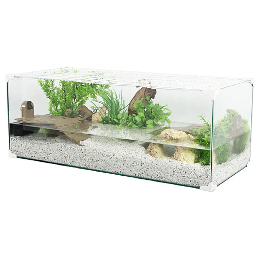 ZOLUX Terrarium pour tortues d'eau Karapas 100 blanc.