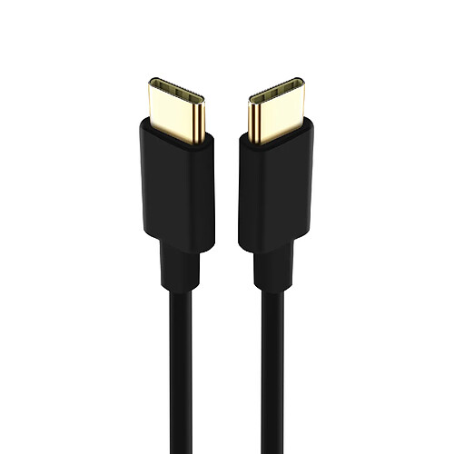 Mayaxess Câble iPhone 16 / 15 USB-C vers USB-C 20W 1 mètre Noir