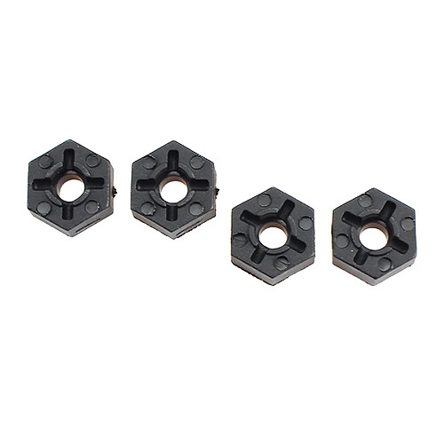 4 Pièces Adaptateur de Moyeu D'entraînement Hexagonal de Roue de Voiture RC Convient pour 1:14 Wltoys 144001 124018 124019