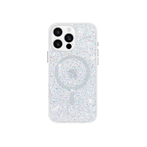 CASE MATE Coque pour iPhone 16 Pro Max MagSafe Gamme Twinkle Disco Motif Irisées Multicolore