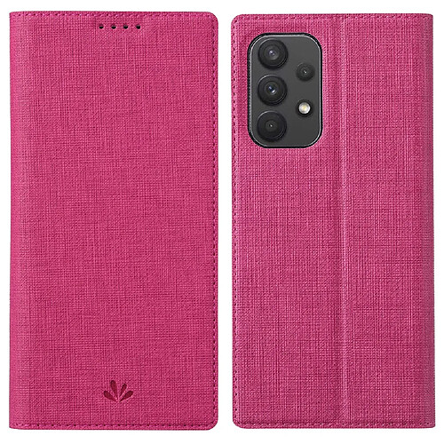 Etui en PU VILI fermeture automatique magnétique antichoc avec support et porte-carte rose pour votre Samsung Galaxy A33 5G