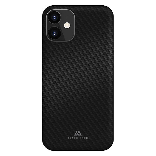 Black Rock Coque de protection "Ultra Thin Iced" pour iPhone 12 mini, carbon/noir