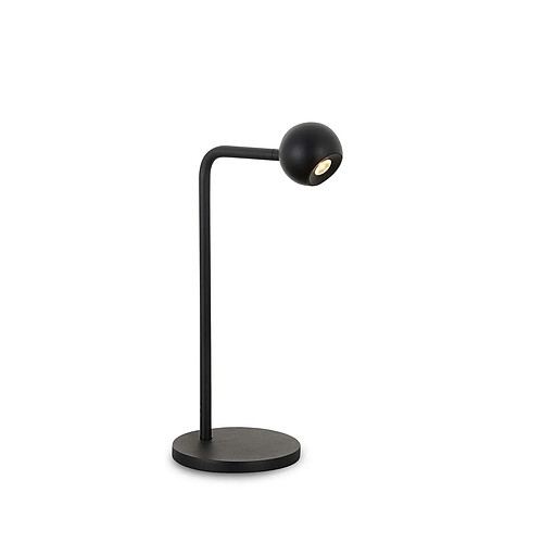 Inspired Lampe de table 38,5 cm, LED 6 W, 3 000 K, 390 lm, noir sable, 3 ans de garantie