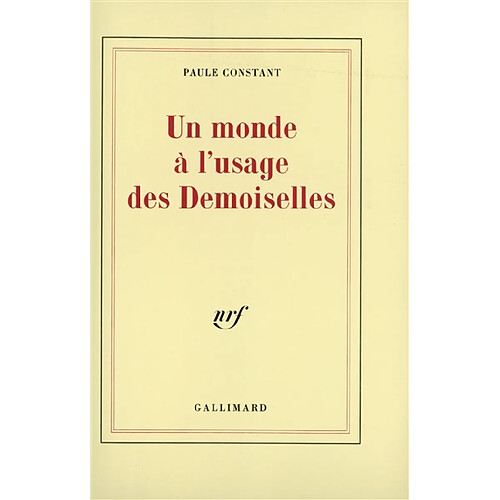 Un monde à l'usage des demoiselles · Occasion