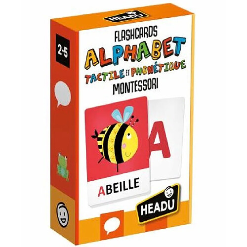 HEADU Flashcards Alphabet Tactile et Phonetique