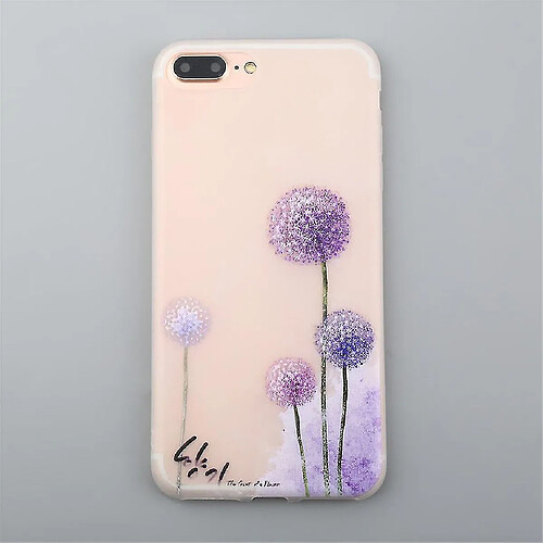 Universal Étui lumineux pour iPhone Tree Flowers Bling Cover Protective Phone Shell