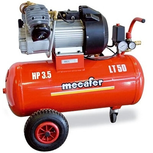 Compresseur lubrifié 50 Litres 3,5 HP MECAFER