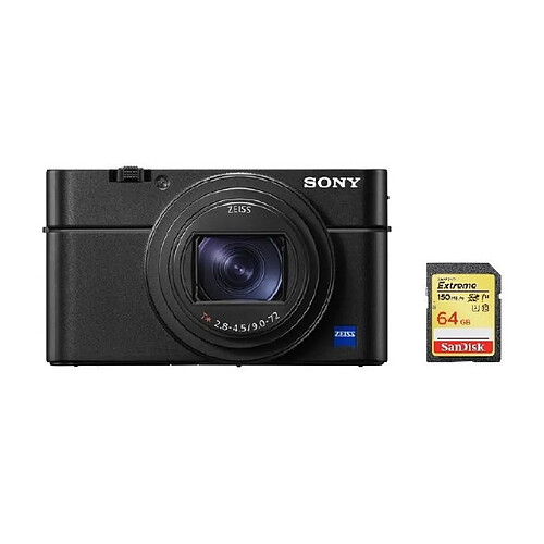 SONY RX100 VI Black + 64GB SD card