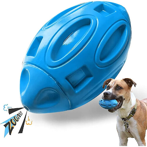 Jouets de chien pour chiens agressifs : Jouet pour chien en caoutchouc avec grincement, presque indestructible et durable pour les moyennes et grandes races.