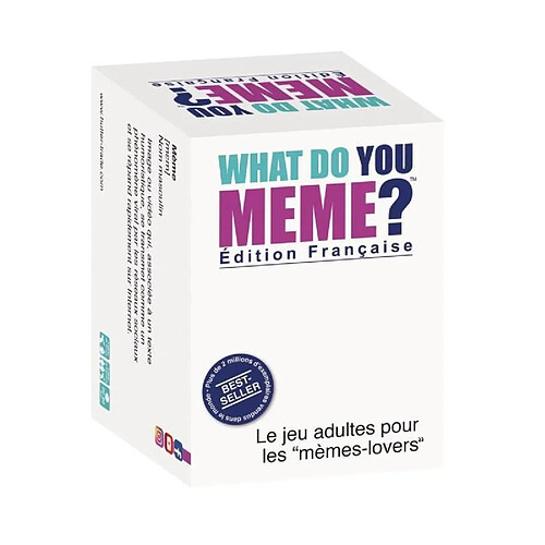 MEGABLEU Jeu dambiance What do you MEME? Edition francaise