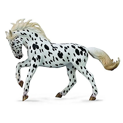 Collecta Collect A Horse Life Knabstrupper Black Leopard Mare Toy Figure