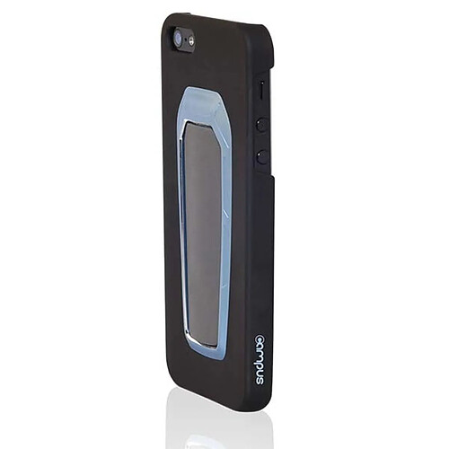 Coque pour iPhone 5 CAMPUS StandShield avec Stand Noir / Clip Bleu + Film