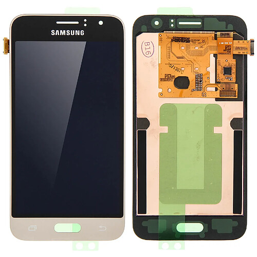 Ecran LCD + Vitre Tactile Original Samsung Galaxy J1 2016 - Doré