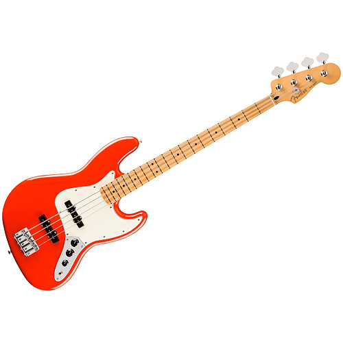 Player II Jazz Bass MN Coral Red Fender