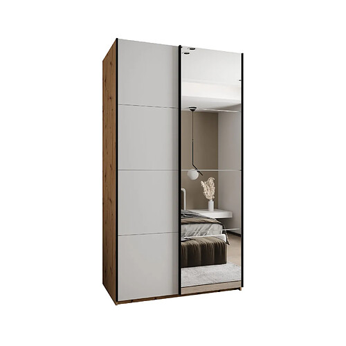 Abiks Meble Armoire à portes battantes Lux 3 245,5/140/64 2 portes