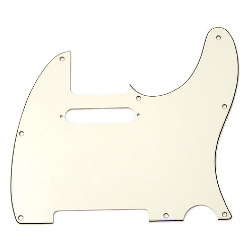 3-Ply Parchment 8-Hole Telecaster Pickguard Fender