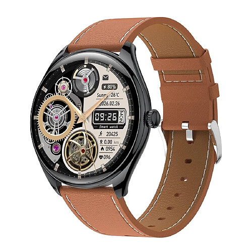 Yonis Montre Connectée Écran AMOLED Appels Bluetooth